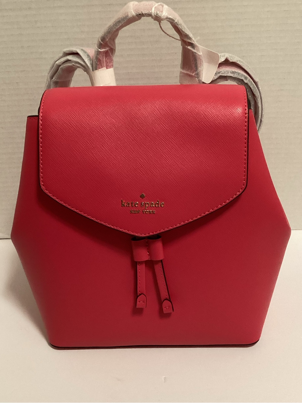 Kate Spade Pink Leather Structured Mini Backpack, Nwt